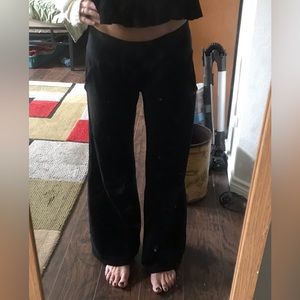 Free People flare/ wide leg black pants size S